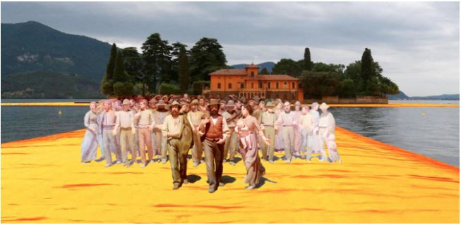 2016-06-29 - Installazione di Christo sul lago d'Iseo